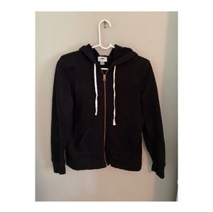 Black Zip Hoodie